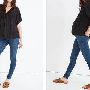 Madewell Maternity Over-the-Belly Skinny Jeans in Coronet Wash